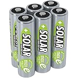 SICHERHEIT: Die aufladbare AA Batterien sind schwermetallfrei & bestechen durch eine besonders hohe Zyklenfestigkeit / Kälte- & Hitzebeständigkeit sowie Schutz gegen Tiefenentladung & Überladung