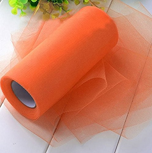 Demarkt Tüllstoff Tülldekostoff für Kleidung Deko Hochzeit Party 22m x 15cm lila - 5