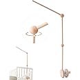 Promise Babe Mobile Baby Mobile Holder Wood Baby Cot Wooden Holder Frame Mobile Wooden Holder Series Gift Idea (Big Size Upgraded Holder)