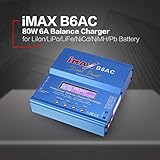 1 Balance-Ladegerät: Im Balance-Lademodus wird die Spannung der verschiedenen Batteriezellen ausgeglichen, wodurch die Batterie geschützt und die volle Ladung sichergestellt werden kann.