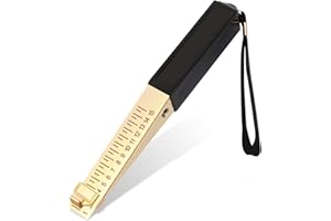 AOROPS Door Gap Measuring Tool, 1-15mm Fire Door Gap Gauge Checker Tool Engineering Ruler, Feeler Gauges for House Engineering Inspection Flatness Measuring Tool Ruler(0.5mm/0.2mm) (0.5mm)