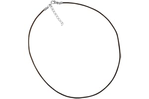 SoulCats Una Vera Collana di Cuoio 3 Colori Nero Marrone in Pelle Cavo Collana di Cuoio moschettone