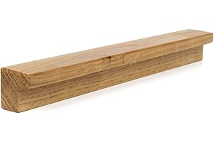 WYSKONT Griffe Möbel - BATO 1 Stück - Möbelknöpfe Holz Eiche - Holz Deko - Griffe für Küchenschränke - Knöpfe für Schränke - Möbelgriffe Holz - Schrankknöpfe - Möbelknopf 17,5 cm