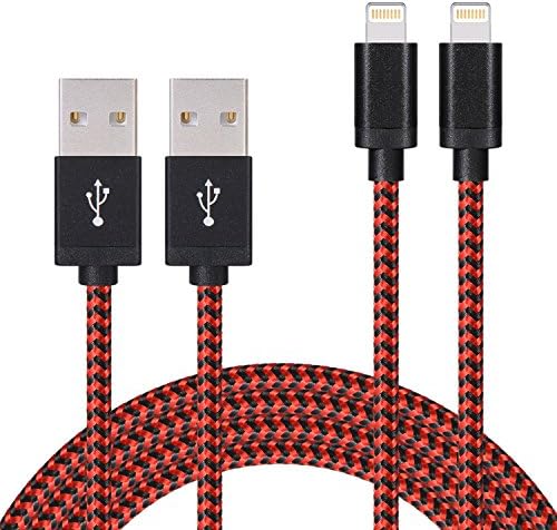 iPhone cable charger red