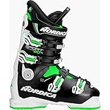 botas esqui 26 Zapato interior Comfort Fit. Nordica - Botas de esquí, Bianco/Nero/Verde, 26