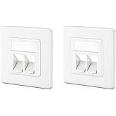 deleyCON LAN 2 Port Coaxial RJ45 PS2 Junction Box