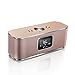 Produktbild LLZMNYX Mini Stereo Lautsprecher/ Wireless/Bluetooth Lautsprecher/4.0/Portable/Karte/Handy/Auto/Subwoofer/Audio/Geburtstag/Geschenke/Valentinstag, Gold