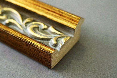 Spiegel Wandspiegel Badspiegel Flurspiegel Garderobenspiegel – Über 200 Größen – Verona Gold 4,4 – Außenmaß des Spiegels 10 x 10 – Wunschmaße auf Anfrage – Modern - 7