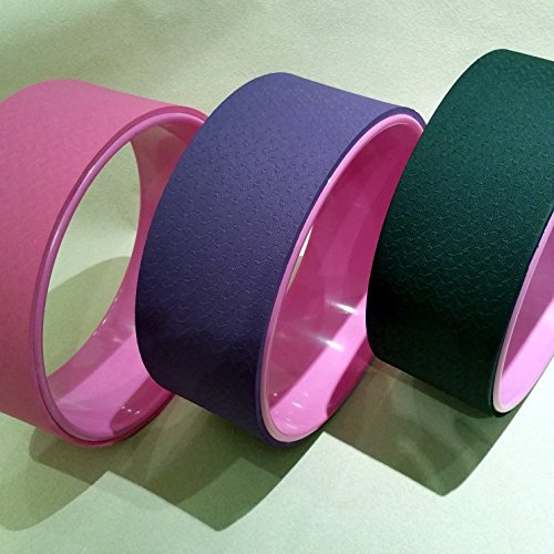 MyYogaWheels UK Yoga Rad-Stütze, verbessert Balance, Rücken-Flexibilität, Asana- + Inversion-Streckung, Pilates Biegungen, löst tiefe Gewebespannung – Physio-Massage zum Öffnen der Brust, Rücken, Hüfte + Schultern - 4