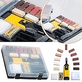 Recomendado para reparación de pequeños rasguños en suelos laminados, encimeras, muebles, armario, marco de madera, ventanas, etc.