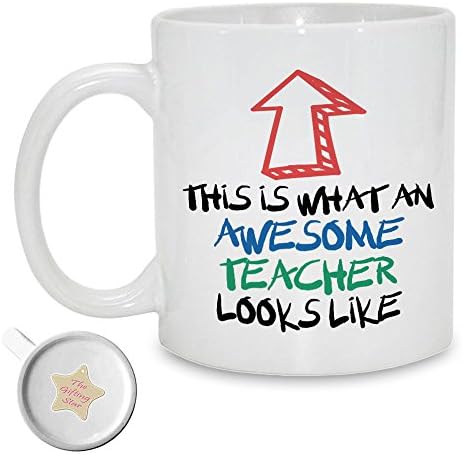 This Is What An Awesome Teacher Looks Like | 11oz Printed Ceramic Mug