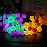 Lichterkette Solar Lichterkette, runde/globe Lichterkette, 60led 10m Solar String Lights , Partybeleuchtung, Weihnachtsbeleuchtung, Kugel Lichterkette für Innen und Außen, Haushalt, Garten, Hochzeit, Party, Halloween, Weihnachten - 2