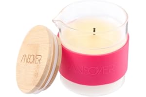 ANSOYER Vela de Aceite de Masaje - Vela de Loción Corporal de Lujo - Hidratante y Nutritiva para SPA en Casa (Wodka de arándanos, 200g)