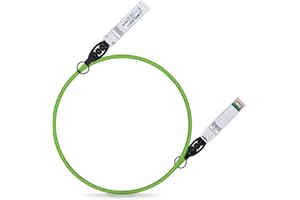 ipolex 10G SFP+ Copper Cable, Green SFP+ DAC, 10GBASE-CU Direct Attach Copper Cable, 10Gb/s Passive Twinax Cable Compatible for Cisco, Ubiquiti, Meraki, Mikrotik, Intel and more. 1-meter, 1-Pack.