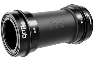SRAM 710845837470 Eje de pedalier Dub PressFit 30 MTB AI para Carcasa de 83 mm (Orificio de 46 mm) (para Cuadros Cannondale), Unisex-Adult, Black, Size