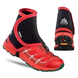 APLICACIÓNL: Las polainas ultraligeros funcionan bien en cada estación, son ideales para trail running, senderismo, ciclismo, caza, siega, pesca, mochilero, etc.