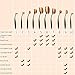 Makeup Brushes, USpicy Professional 10 Pieces Makeup Brush Set with Soft Oval Toothbrush Design and Gift Box(Features Powder, Concealer, Contour, Foundation, Blending, Eyebrows, and Eye Liner Brushes)