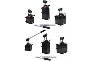 Handdrivna dubbelverkande hydraulpumpar 12-25 - 45 cm ^, oljetank 1-3-5 liter (D.W. 25cc 1 L)