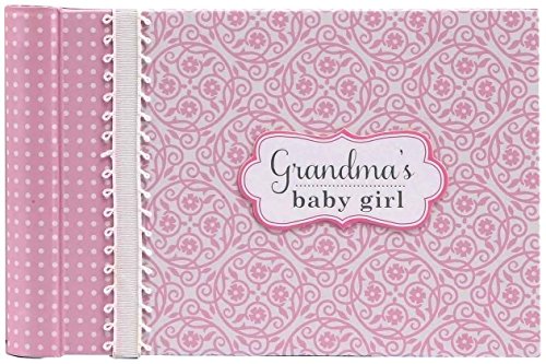 CR Gibson Grandma's Brag/Boast Book -- Baby Album / Gift Set / Keepsake / Memory Book / Baby Journal (Bella)