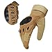 Price comparison product image Mens Work Gloves for Hiking Motorcycle Bicycle Riding Racing Climbing Full Finger Outdoor Protective Army Gloves (Tan, Large)