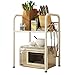 Produktbild GYP Ofen Lagerregal, Küche Regal Landung Mikrowelle Rack Lagerregal Regal Multifunktionsofen Lagerregal 40-60 CM ( größe : 60*32.5*55CM )