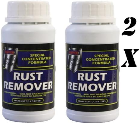 2X RUST REMOVER 250ML CONCENTRATED MAKES UP TO 2.5L AUTO CAR BIKE MOTORBIKE BY IMPRESSIONS