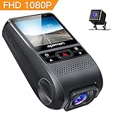 ● 【Notfall Unfall Schloss & Loop Aufnahmen】Der eingebaute G-Sensor wird automatisch filmen und die Videos sperren wenn ein Zusammenstoß eintretet, beugt authentisch das Löschen vom Video vor. Wenn die Memory-Karte voll ist, werden automatisch die neuen statt den alten ersetzt (nur bei Loop-Aufnahmen).