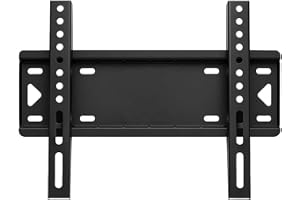 PulGos Heavy Duty TV Wall Mount Bracket for 14-42 Inch LED, LCD & Smart TVs Universal Fixed Holder for Flat Panel Screens, Strong Wall Stand Space-Saving Mount Durable Fixed Bracket