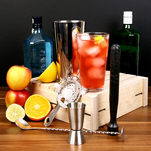 Boston Cocktail Shaker Set mit Jigger Messen - 2