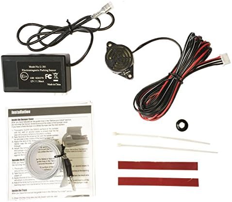 Clystorm Car Parking Sensors, No drilled, No Holes Backup Reverse Electromagnetic Parking Sensor