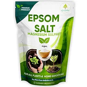 Go Garden Epsom Salt Magnesium Sulphate for Plant Growth Vegetables and Plant Nutrient Terrace Garden - 950 g