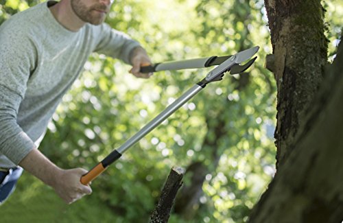 Fiskars PowerGear X Bypass-Getriebeastschere für frisches Holz, Antihaftbeschichtet, Gehärteter Präzisionsstahl, Länge 57 cm, Schwarz/Orange, LX92-S, 1020186 - 4