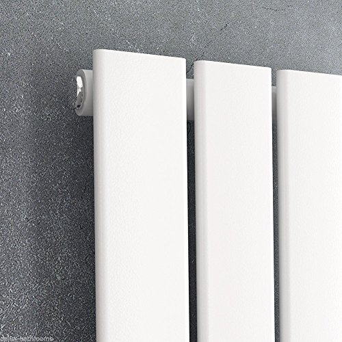Design Flach Heizkörper 1800x539mm Weiß Paneelheizkörper Vertikal Mittelanschluss Einlagig - 8