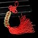 Produktbild Bluelover Chinesische Münzen Feng Shui Münze Kupfer Anhänger Für Good Luck Charm Quaste Hängende Ornamente