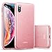 Produktbild ESR kompatibel mit iPhone XS Max Hülle, Glitzer Hybrid Schutzhülle [Weiche TPU Abdeckung + Glitzer Papier + PP innere Schicht] Bumper Case Hülle für iPhoneXS MAX (6,5 Zoll) - Rosegold