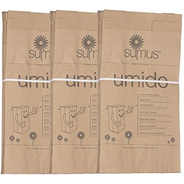 Sacchi Per Umido Virsus 50x60 Cm - 30 Litri, Biodegradabili, 50 Pezzi - Foto 13