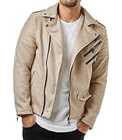 Burocs MR18-4 Herren Kunst-Lederjacke Bi...