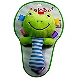 Lindo bebé niños mano de felpa sacudiendo la campana Sonajero sonido rompecabezas sacudir...