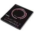 Bajaj ICX 200FP 2000 W Induction Cooktop | 7 Pre-Set Menus | Digital Display | Cool Touch Surface | 1 Year Warranty 【Black 】