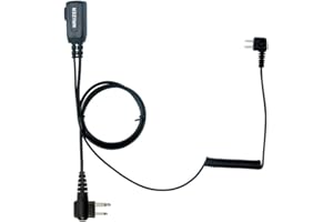 NAUZER PTT-32 / Cable con Micro PTT Compatible con PELTOR SPORTTAC Casco Caza (PTT32M-MOTOROLA)