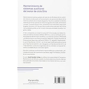 Mantenimiento de sistemas auxiliares del motor de ciclo otto (Cp - Certificado Profesionalidad)