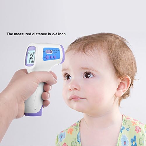 Digital Thermometer Infrared Baby Forehead Non-contact Infrared Thermometer With LCD Backlight Adult Termometro 1 Second Measurement