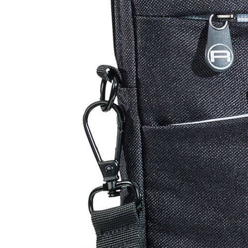 PEDEA Notebooktasche Fashion f  r 15 6 Zoll  39 6cm  mit Zubeh  rfach  Schultergurt und schnurloser Maus  schwarz