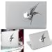 Produktbild Macbook Aufkleber Abziehbild, YUDA Tech Abnehmbar Vogel Entwurf Vinyl Decal Haut Stickers Passt Perfekt f¨¹r Laptop MacBook Air/Pro/Retina 13 15 Zoll