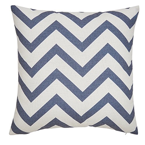 Avanzza 4er-Set Kissenhülle / Kissenbezug 40×40 cm in Maritimblau für Kissen, Sofakissen / Sofa Kissen und Dekokissen / Deko Kissen aus der Linie Decor Chic - 2