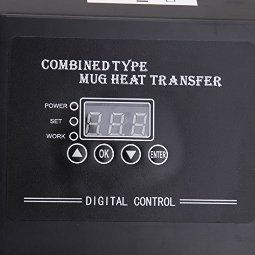 Ridgeyard Digital Swing auswärts T-shirt Foto Hitze Presse Maschine Sublimation Transferdruck 39.5×31.5cm - 6