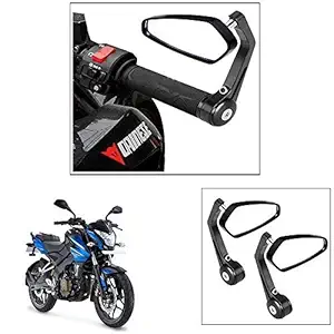 Gate 7 Motorcycle Bar End and Rear View BETAL Mirror Edge for Bajaj Pulsar 200 Ns