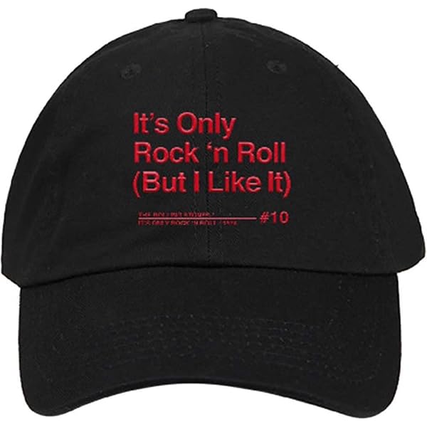 The Rolling Stones Official IORNR Logo Baseball Cap – Black, Adjustable Unisex, One Size Fits Most - View #9