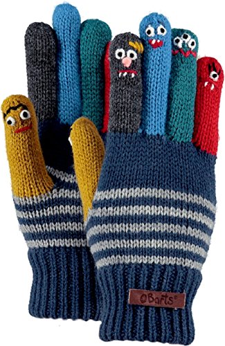 Barts Boys Gloves Puppet, Blue, size 4Y - 5Y