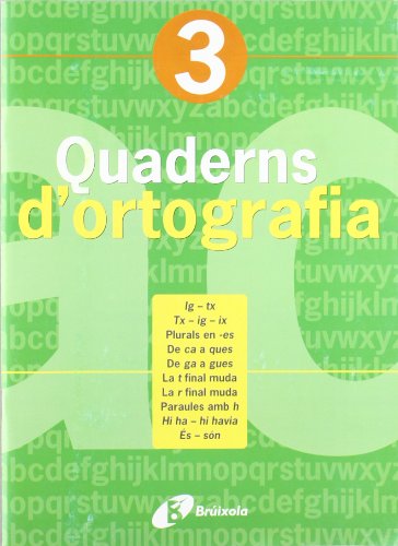 Quadern d'ortografia 3 (català - material complementari - quaderns d¿ortografia)